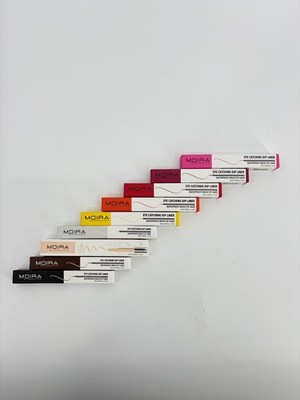 Moira Eye Catching Dip Liner Waterproof Brush Tip Liner 8+1 Statement Gel Liner