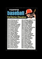 1971 Topps Set-Break #123 Checklist 2 NM-MT OR BETTER *GMCARDS*