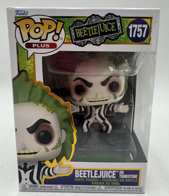 Funko Pop! PLUS Beetlejuice, Beetlejuice On Tombstone #1757 - NEW