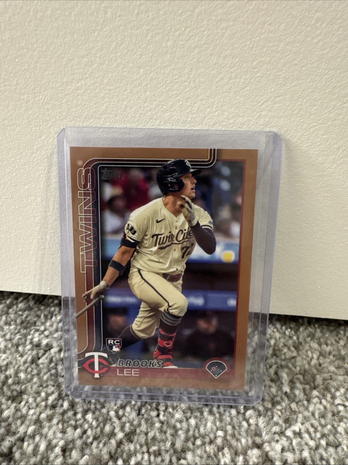 BROOKS LEE RC 2025 Topps Series 1 Gold #317 #'d /2025