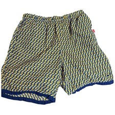 Nike Y2K Vintage VB Print Swim Shorts, Geometric Print, Men's Size Medium