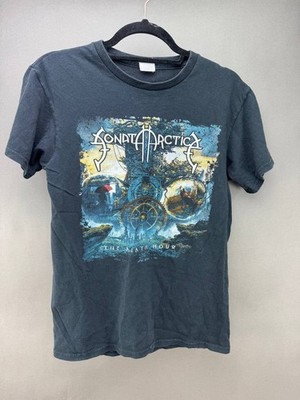 Sonata Arctica The Ninth Hour Tour 2016 T Shirt Adult S Black Graphic Tee Fade