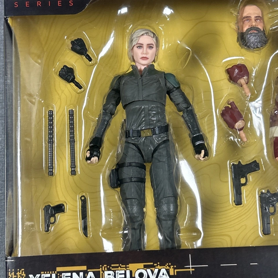 Figuras de acción Marvel Legends Thunderbolts Yelena Belova y Red Guardian 7" Foto 3 de 4