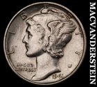 1941-D Mercury Dime- Silver- Scarce Better Date No Reserve #J230