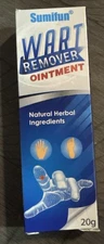 Sumifun Wart Cream Flat Wart Genitals Treatment Cream Wart Removal Ointment 20 G