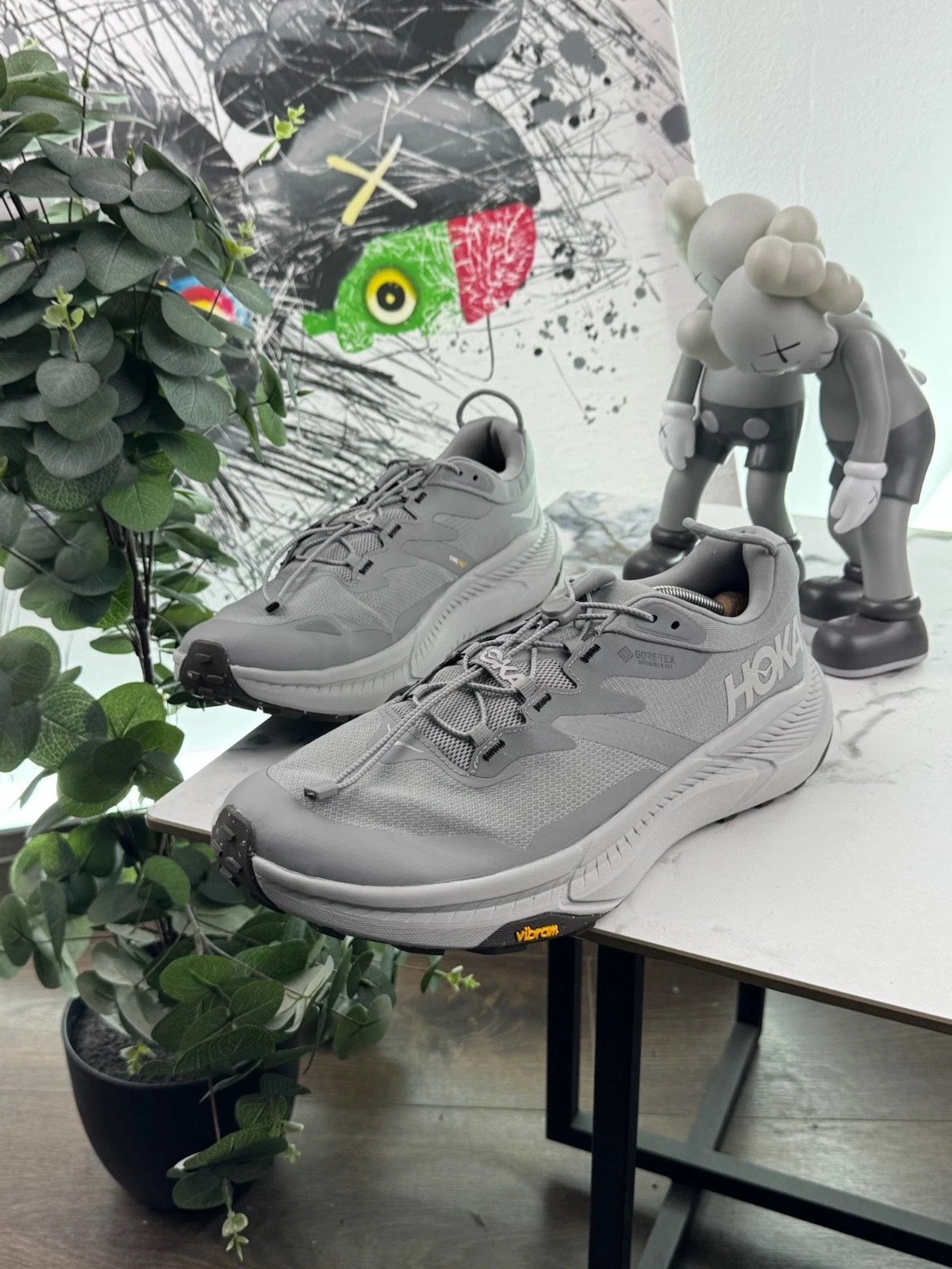 Hoka One One Transport GTX Grey Trail Shoes 13 E10843