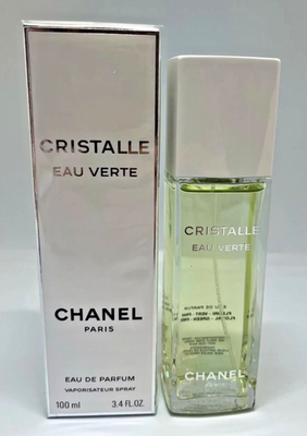 Chanel Cristalle Eau Verte EDP 100ml/3.4fl oz Spray New in Sealed
