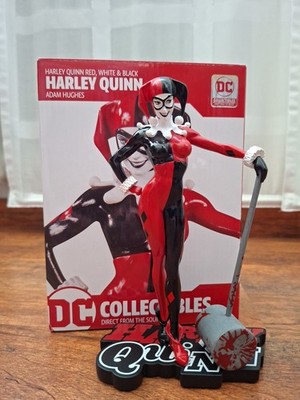 Harley Quinn DC Collectibles Statue 18,5cm Adam Hughes Red White Black Edition