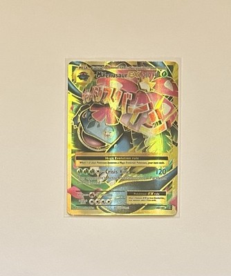 Pokémon M Venusaur EX Full Art Ultra Rare Holo Evolutions 100/108 Mega 230 HP