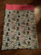 Homemade Cotton My Favorite Dogs Pillowcase - handmade, standard size