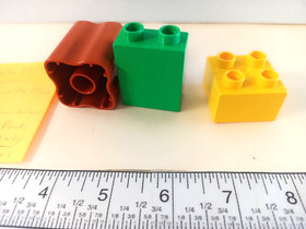 Lego Duplo 3273 Mice Brick Wood Brick Parts Only Bob the Builder Lofty