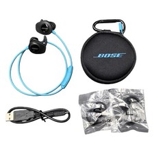 Bose SoundSport Bluetooth Wireless Headphones In-Ear Neckband Earbuds Blue