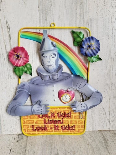 Vintage wizard of Oz sign tin man Hanging metal sign home decor