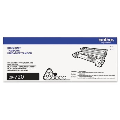Brother DR720 30,000 Page-Yield Drum Unit - Black New