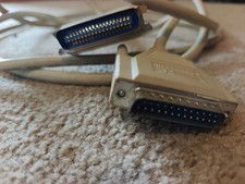 Vintage 25 Pin SCSI To 36 Pin Male to Female Serial Cable ElectronicsRecycled