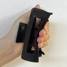 Soft Silicone Shark Hair Clips For Women Protective Elastic Hair Clip Back Head