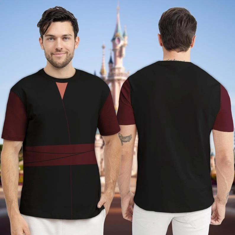 Jafar Cosplay Costume Aladdin Character Halloween Gift Tshirt 3D