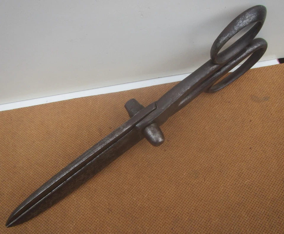 Tijeras de sastre grandes antiguas PIGALL Tichborne London - 13,5" de largo - Imagen 3 de 4