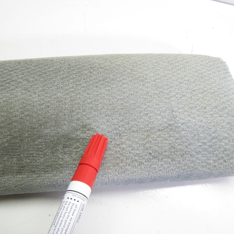 Honda Accord 1994-1997 consola central reposabrazos tapa tela azul gris OEM defectuoso Foto 4 de 4