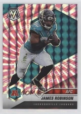 2021 Panini Mosaic Variations AFC Pink Swirl Prizm 8/11 James Robinson #232 8d4