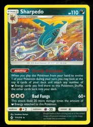 Sharpedo 111/214 Sun & Moon Unbroken Bonds Rare