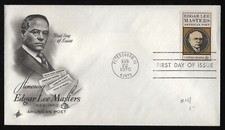 #1405 6c Edgar Lee Masters, Art Craft FDC **ANY 5=FREE SHIPPING*