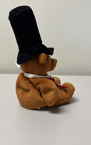 Planet Plush Abe The Presidential Bear 9" Stuffed Plush w/Tags 4878/36,000 - Picture 6 of 13