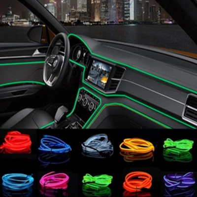 Moderne EL-Kabel EL Ambientebeleuchtung Innenraumbeleuchtung Lichtleiste Auto