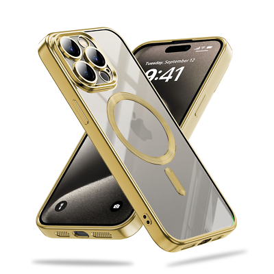 ChicShell Magnetic Case For IPhone 16 Pro Max, Built-in Camera Lens Kickstand Compatible Magsafe Slim Lightweight Rugged Heavy Duty Durable Cover Shockpro - View #3