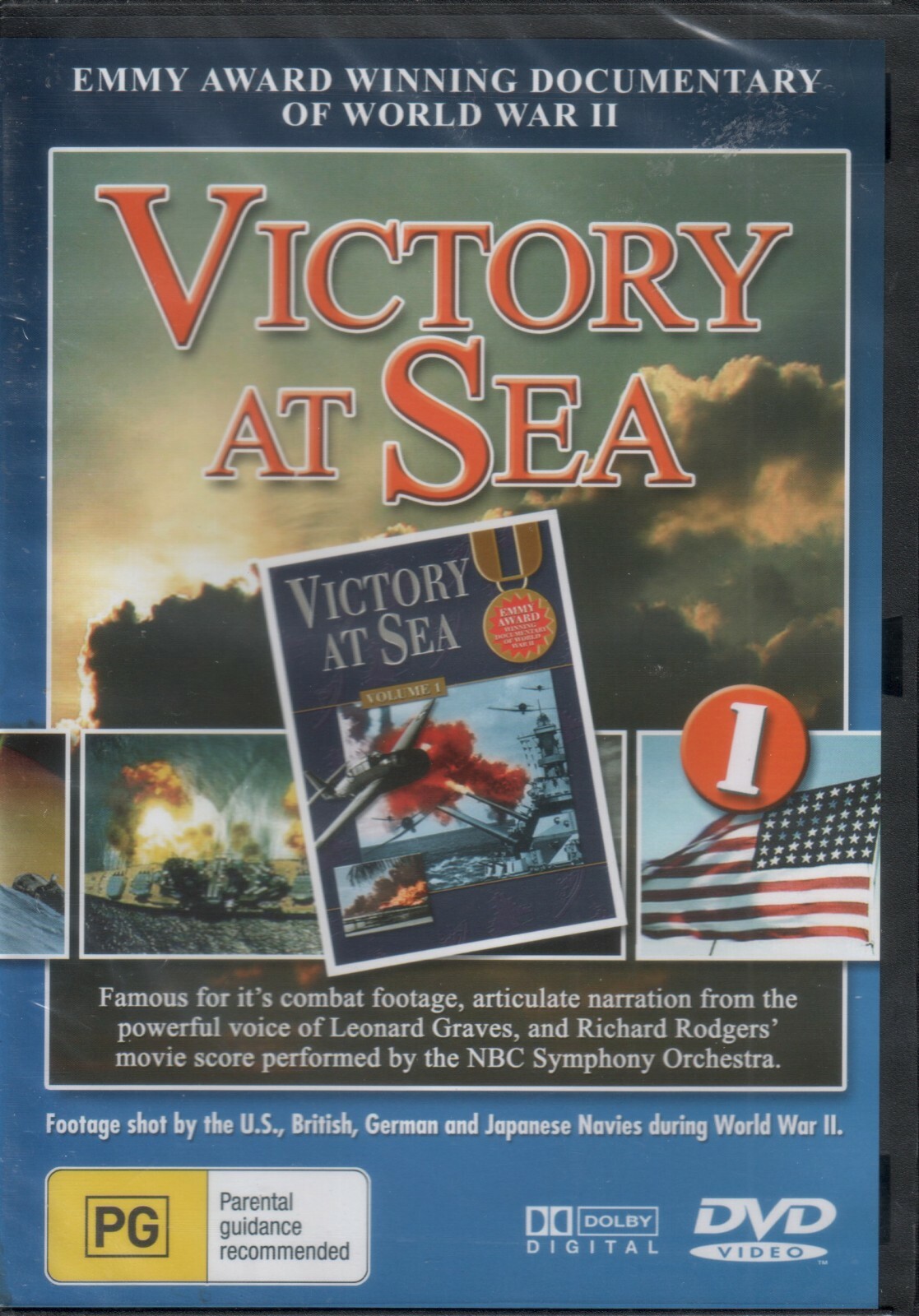 Victory At Sea Documentary DVD Volumes 1-4 Sold Together New Sealed All Regions