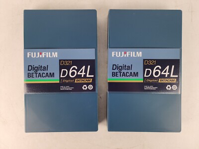 5 Cassettes FujiFilm Digital BETACAM D321 / D32 - NEUVES