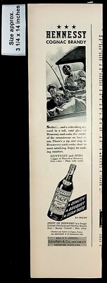 1938 Hennessy Cognac Brandy Quality Bouquet Cocktail Vintage