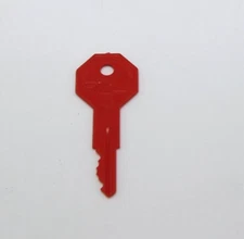 Vintage AMC American Motors Red Plastic Key