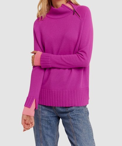 $360 Lisa Todd Women's Purple Zip 