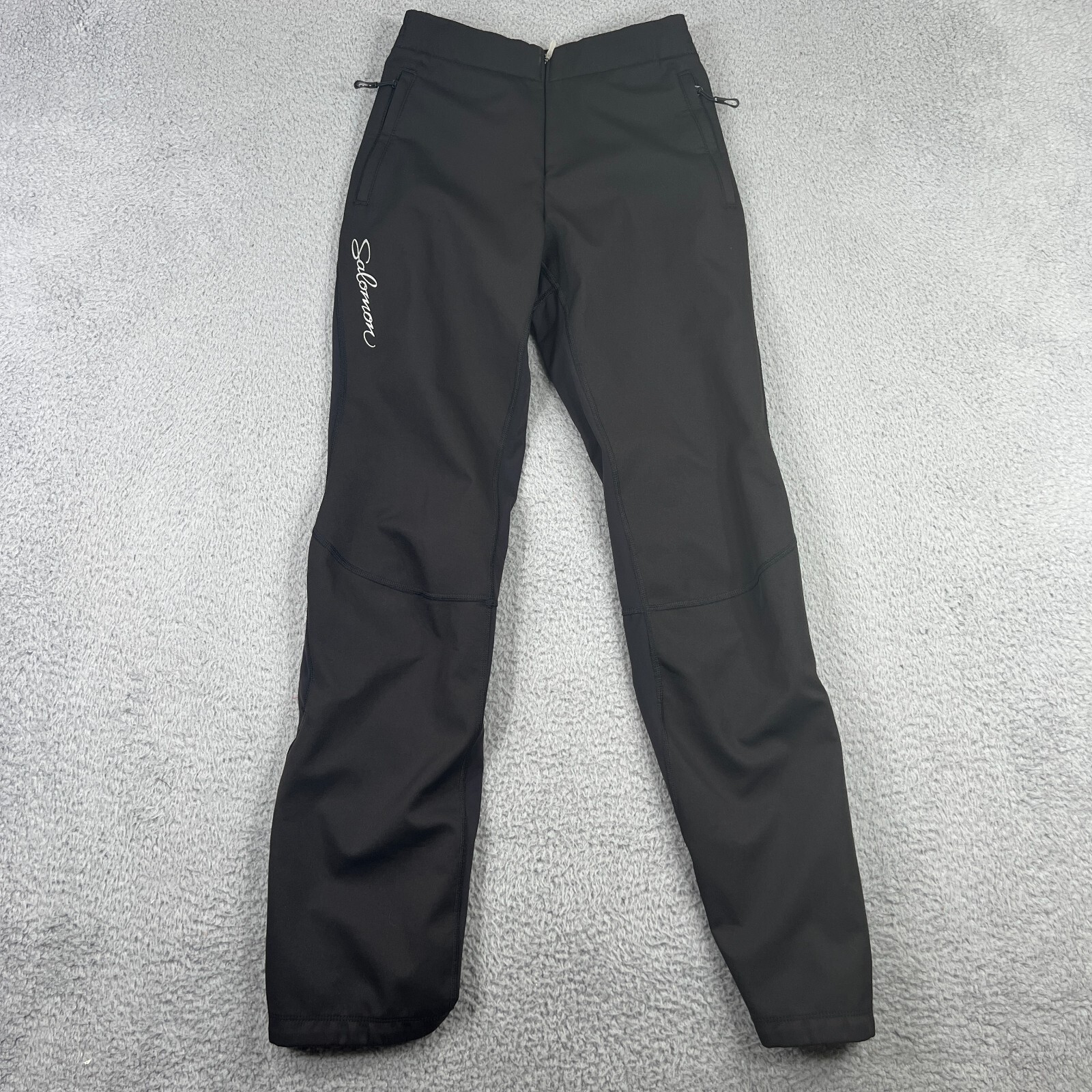 Salomon pantaloni da neve bambini piccoli neri sci pantaloni da snowboard età 13 più