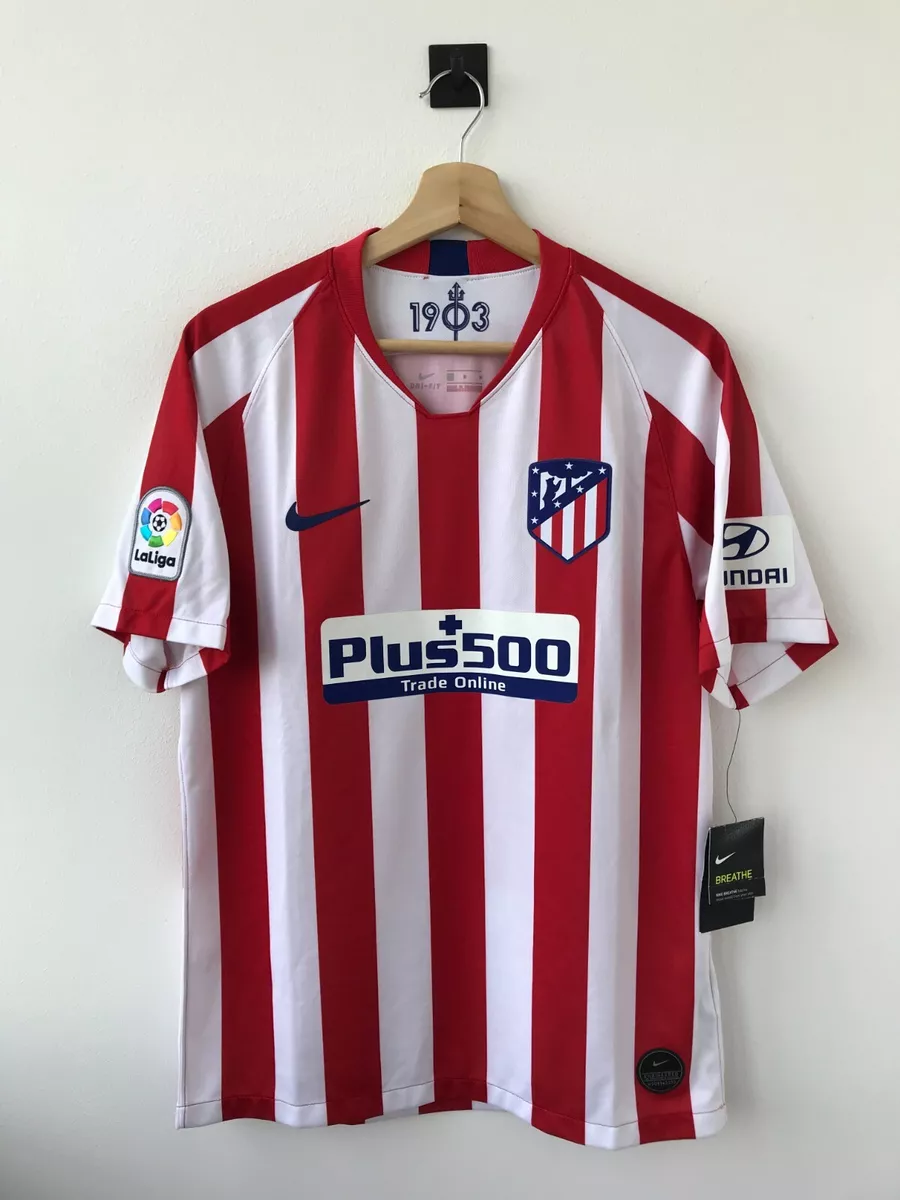 ATLETICO MADRID SPAIN 2019/2020 HOME FOOTBALL SOCCER SHIRT JERSEY CAMISETA  NIKE