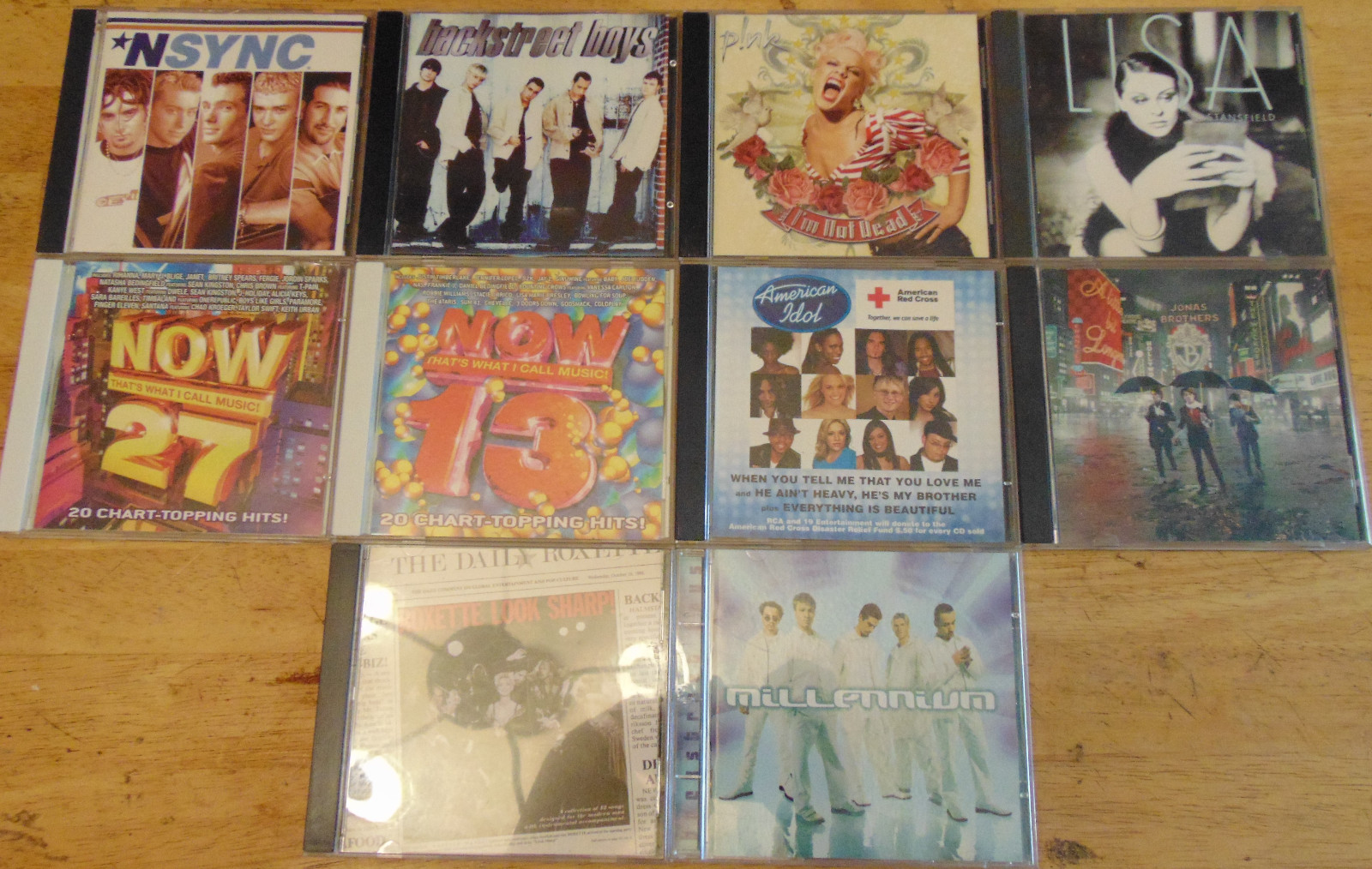 Lot of 10 Assorted POP / POP ROCK CDs - NSYNC P!nk Backstreet Boys + | eBay