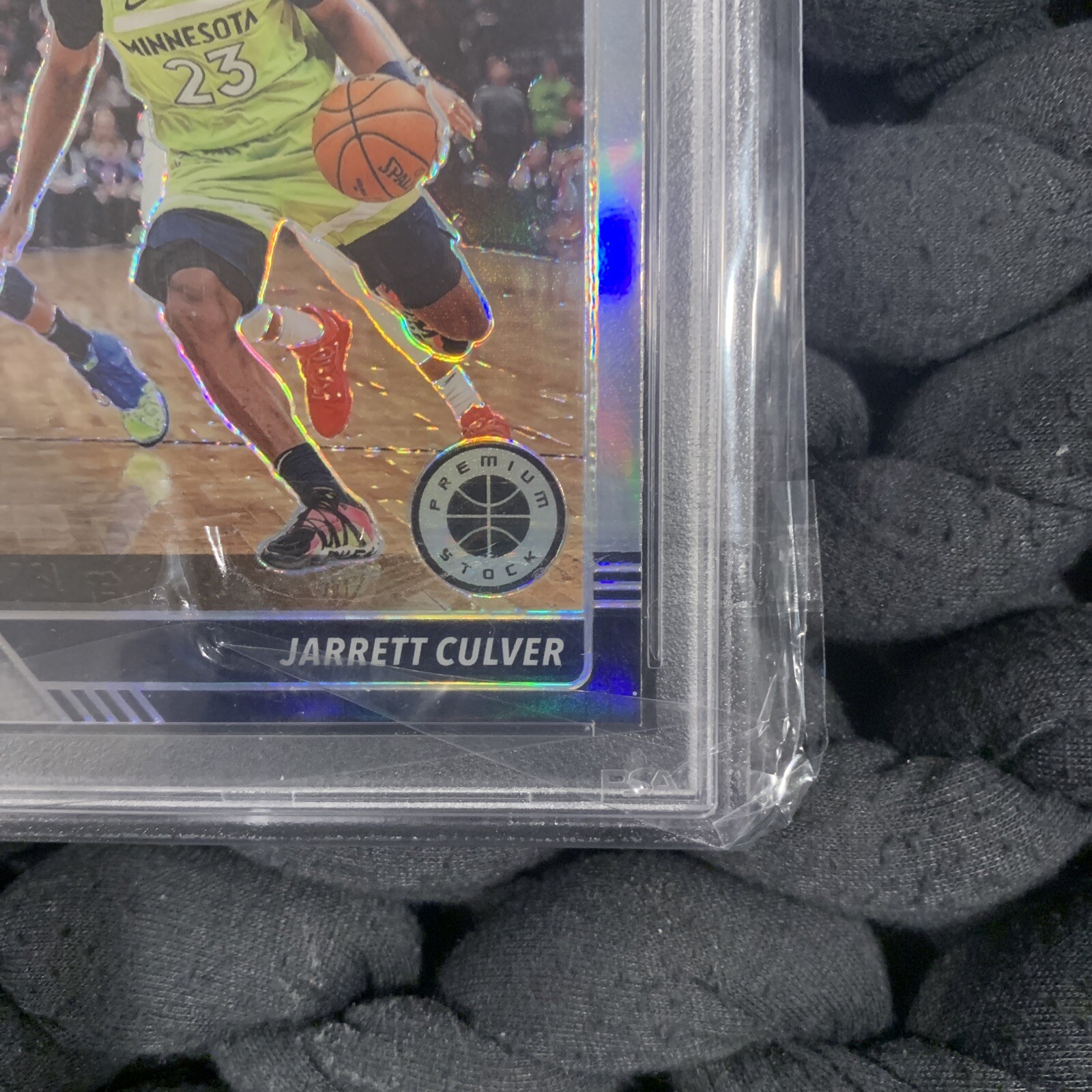 2019 Hoops Premium Stock Jarrett Culver RC Silver Prizm PSA 10 Gem Mint #203 view 5