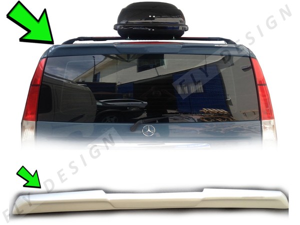 Dachspoiler Passend FüR Mercedes Vito, Dach, Viano W639, Aileron ArrièRe, Perfek-image