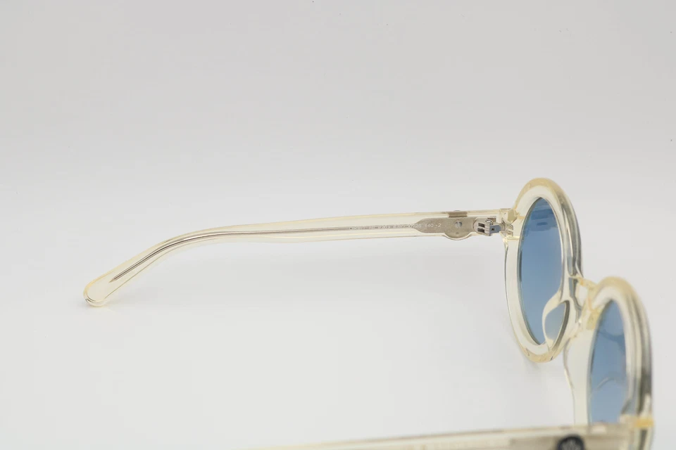 Gafas de sol Moncler Orbit beige/azul redondas Ml0261S 57V 50-26-140 Foto 4 de 4