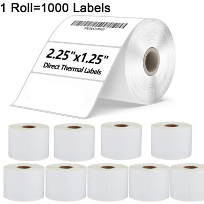 Extra Sticky 2.25x1.25 Direct Thermal Labels FBA FNSKU Extra