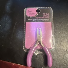 Bead Landing Mini 3  Flat Nose Plier  s Pink New in Original package