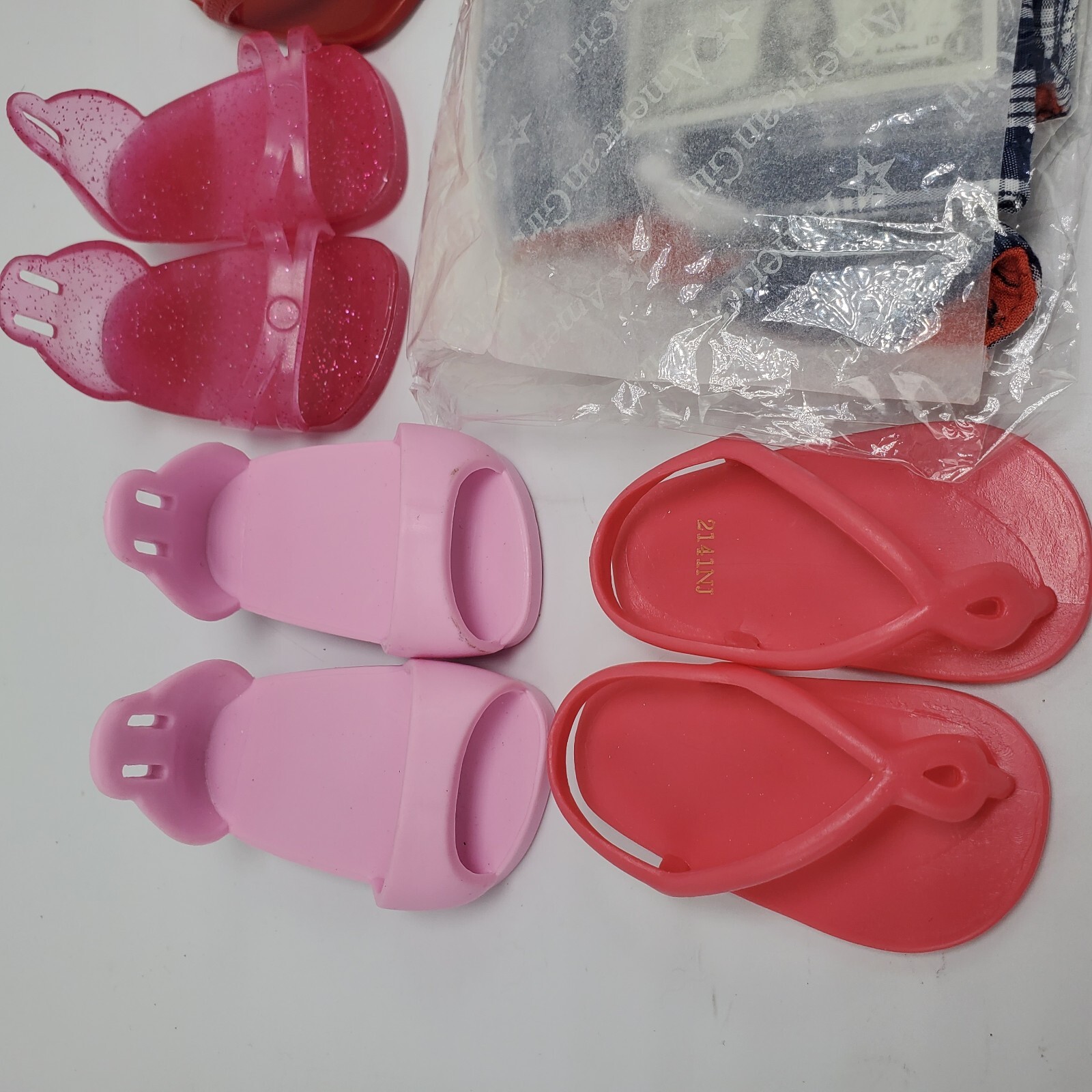 American Girl Doll Shoe Lot Heels Pink Plastic Joss 18" Sandals Shoes Nanea Meet eBay