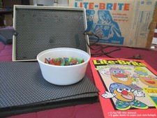 1973 Lite Brite used sheets 5-600 pegs blank pages new Potato Head pages
