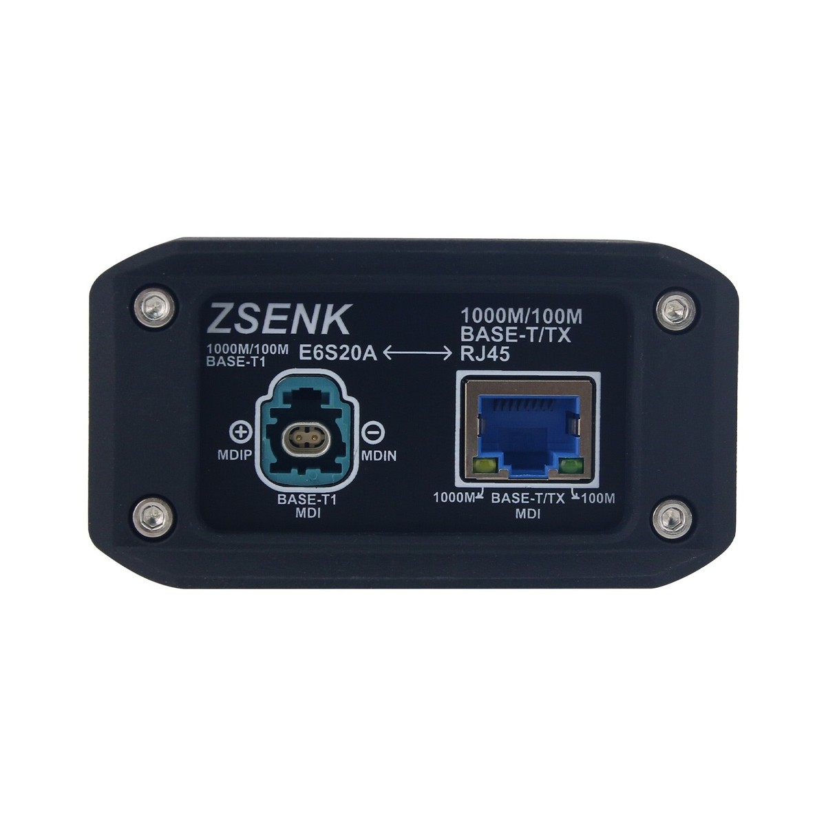 ZSENK 1000M/100M Automotive Ethernet Media Converter Adapter with