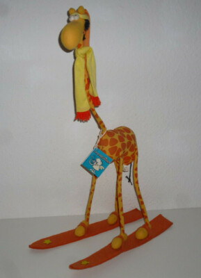 HEYE / GIRAFFE m. SCHAL und MÜTZE auf SKIER / MORDILLO / 60 cm / #245#