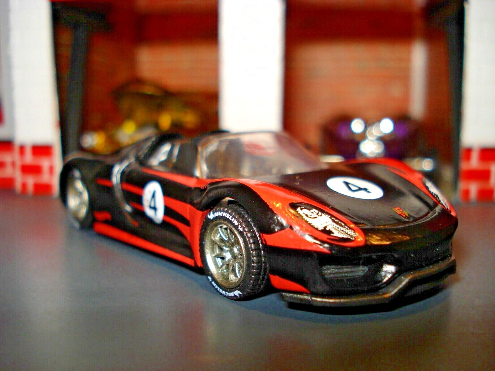 PORSCHE 918 SPYDER CUSTOM WHEELS AND MICHELIN TIRES ADDED HW SPORTS CAR-image
