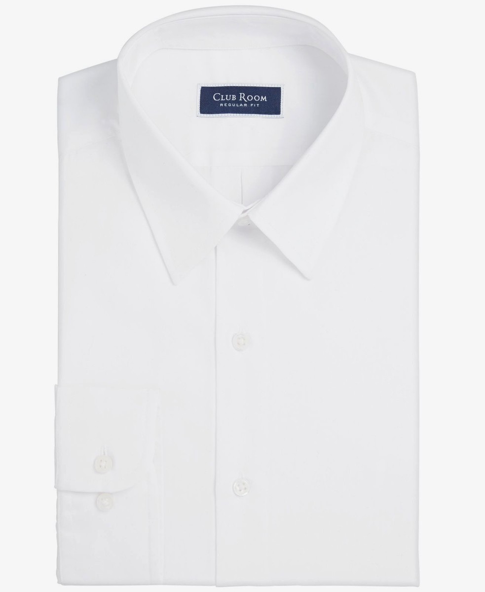 club room white dress shirt Club Room Men's White Dress Shirts