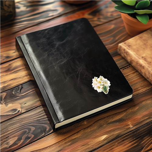 Laminated decal/sticker--UV/Water resistant for in/outdoor use - Floral Sticker - Picture 4 of 5