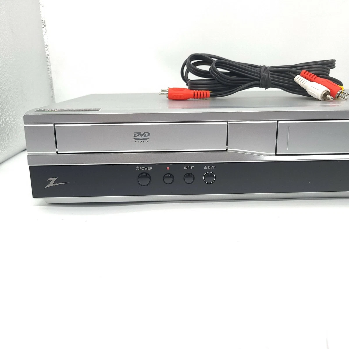 Zenith XBV713 VHS VCR DVD Player Combo w Remote Cables and VHS Tape